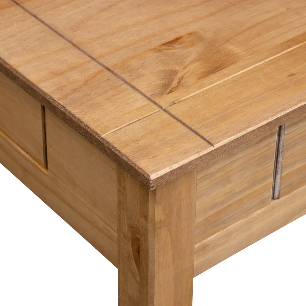 Coffee Table 100x60x45 cm Solid Pine Wood Panama Range - Image 7