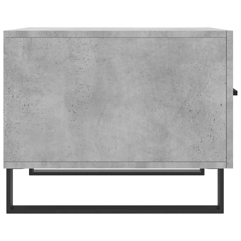 Coffee Table Concrete Grey 50x50x40 cm Engineered Wood - Image 7
