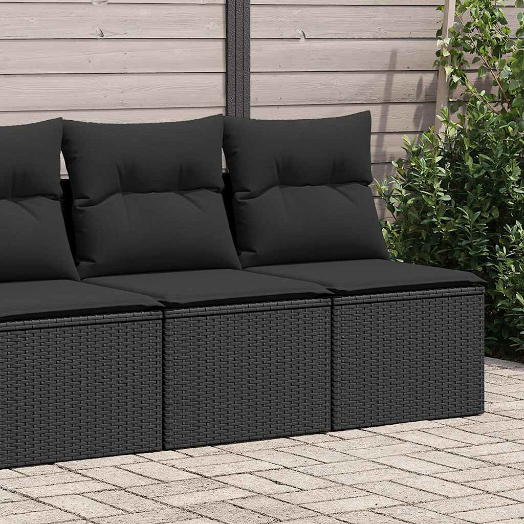 Outdoor Patio Poly Rattan 2 Seater Garden Sofa Chair Seat With Cushions & Storage - Image 10