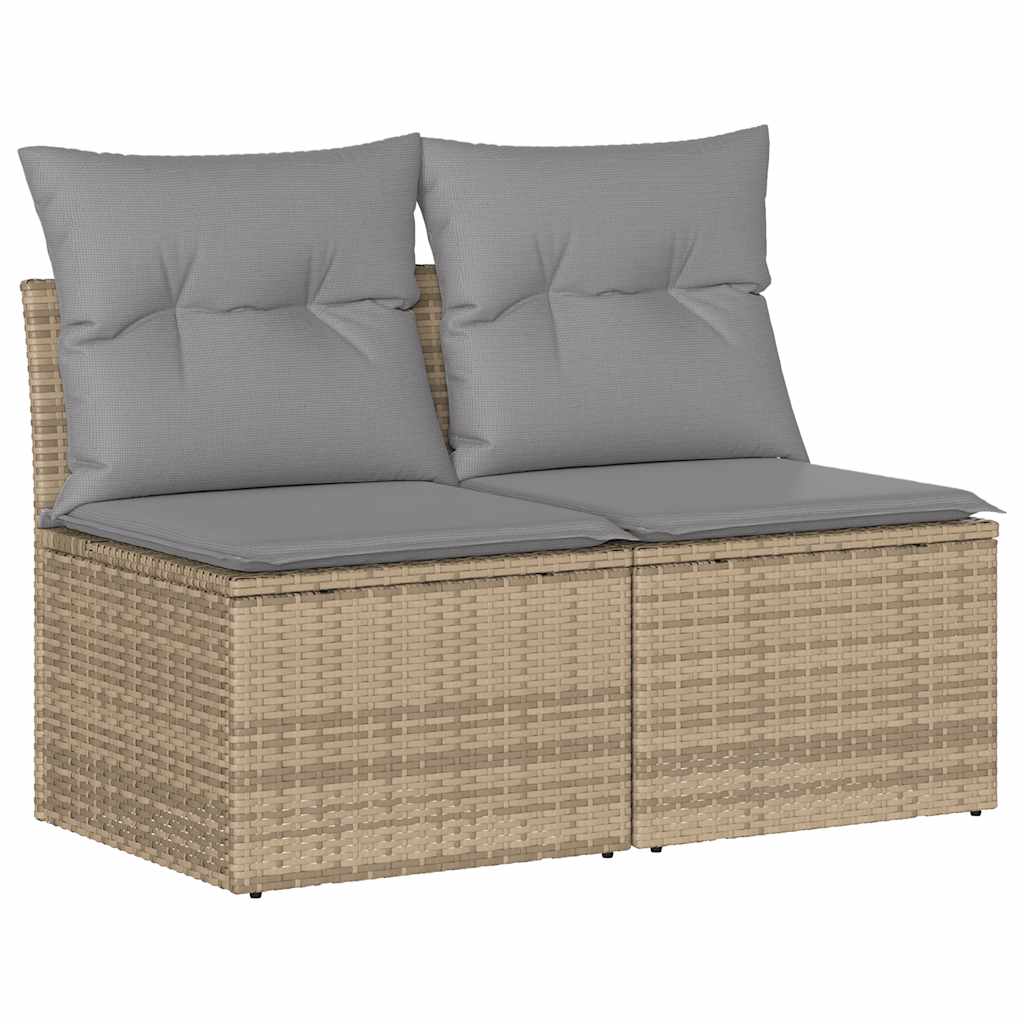 Outdoor Patio Poly Rattan 2 Seater Garden Sofa Chair Seat With Cushions & Storage - Image 20