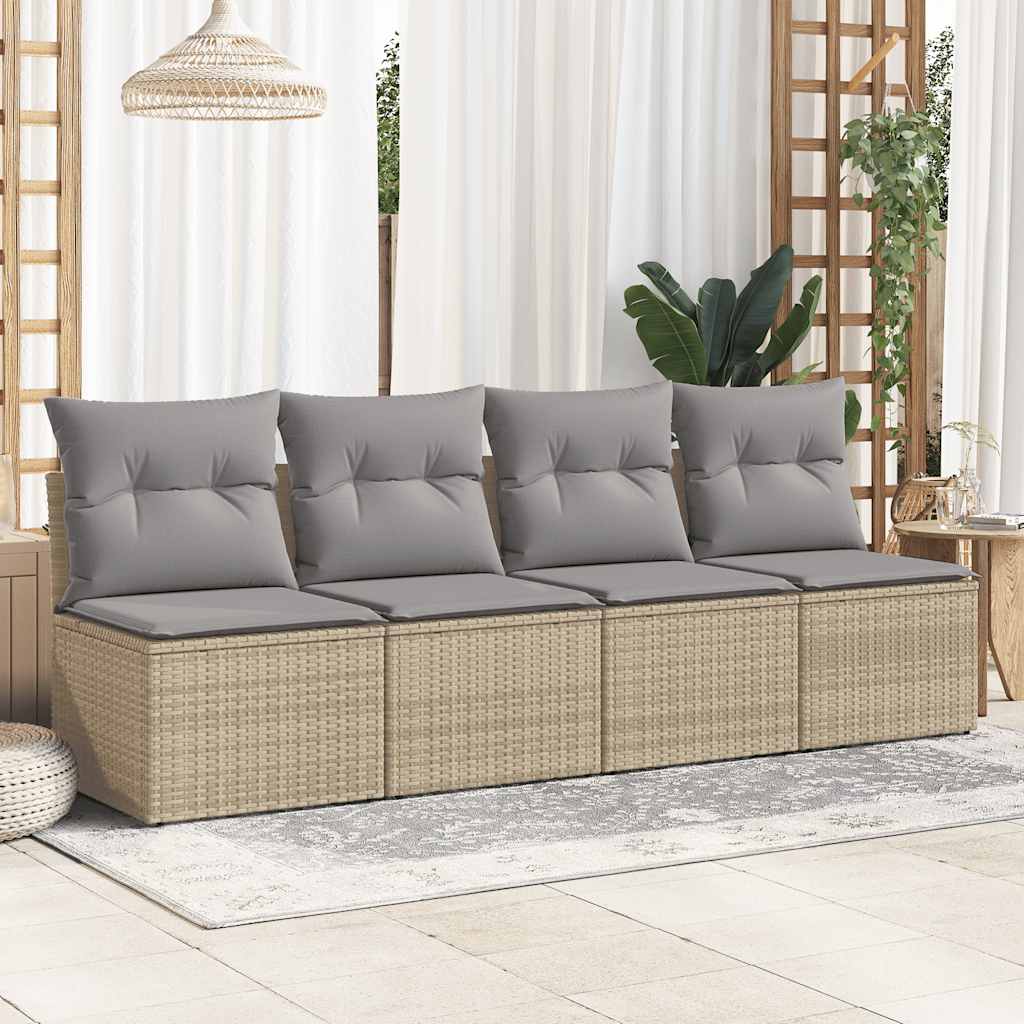 Outdoor Patio Poly Rattan 2 Seater Garden Sofa Chair Seat With Cushions & Storage - Image 21