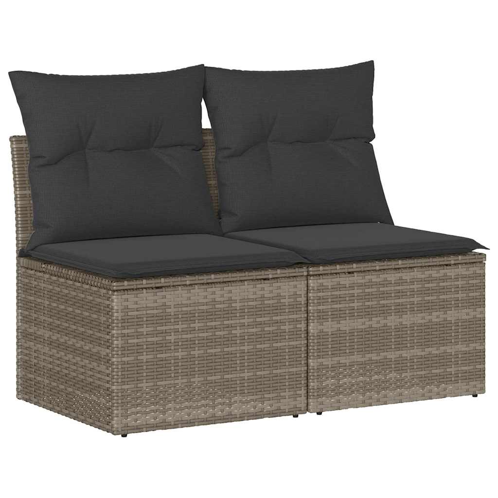 Outdoor Patio Poly Rattan 2 Seater Garden Sofa Chair Seat With Cushions & Storage - Image 29