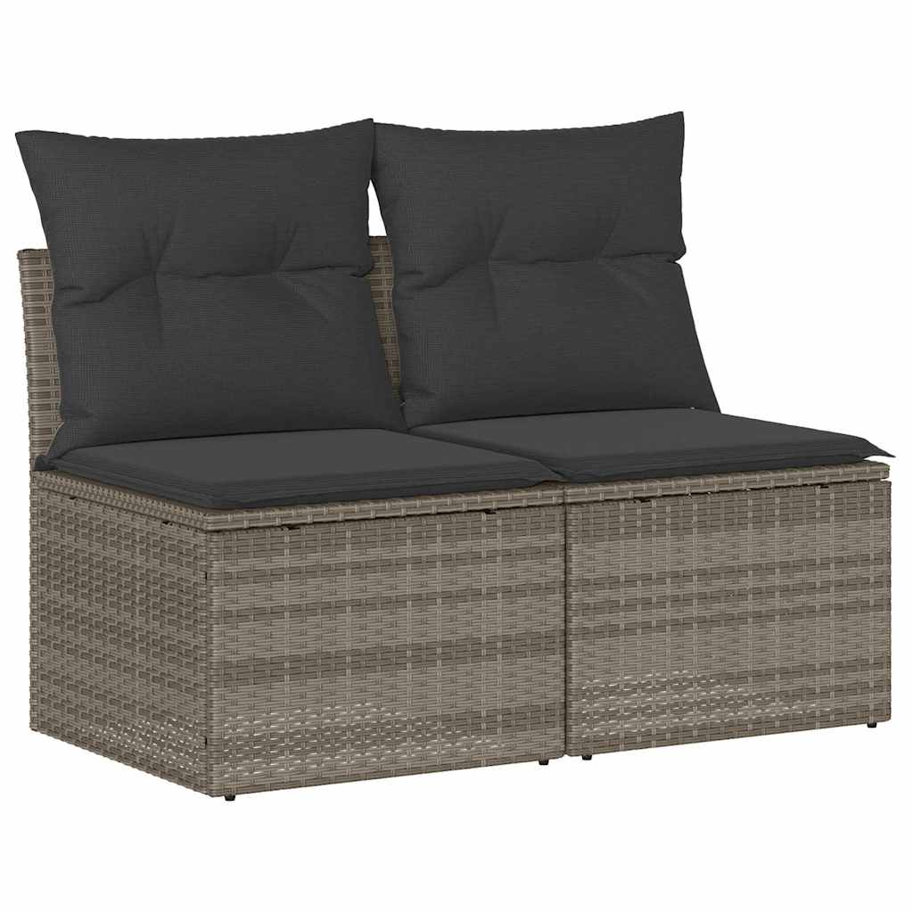 Outdoor Patio Poly Rattan 2 Seater Garden Sofa Chair Seat With Cushions & Storage - Image 38