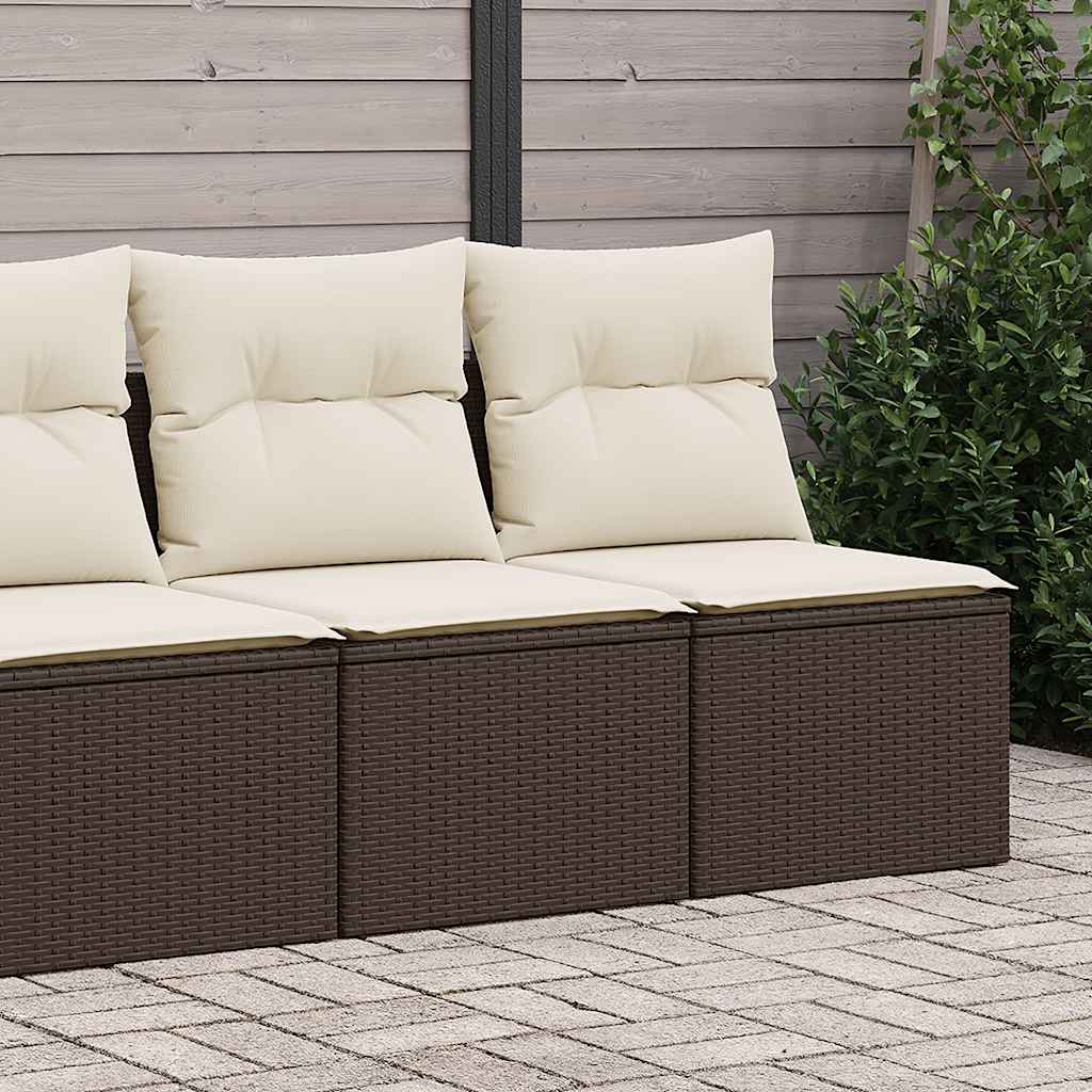 Outdoor Patio Poly Rattan 2 Seater Garden Sofa Chair Seat With Cushions & Storage - Image 46