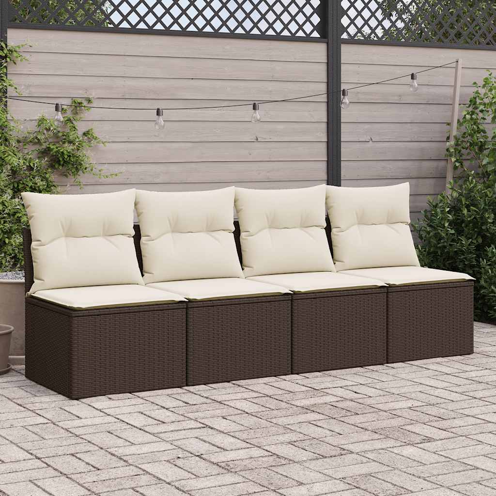 Outdoor Patio Poly Rattan 2 Seater Garden Sofa Chair Seat With Cushions & Storage - Image 48