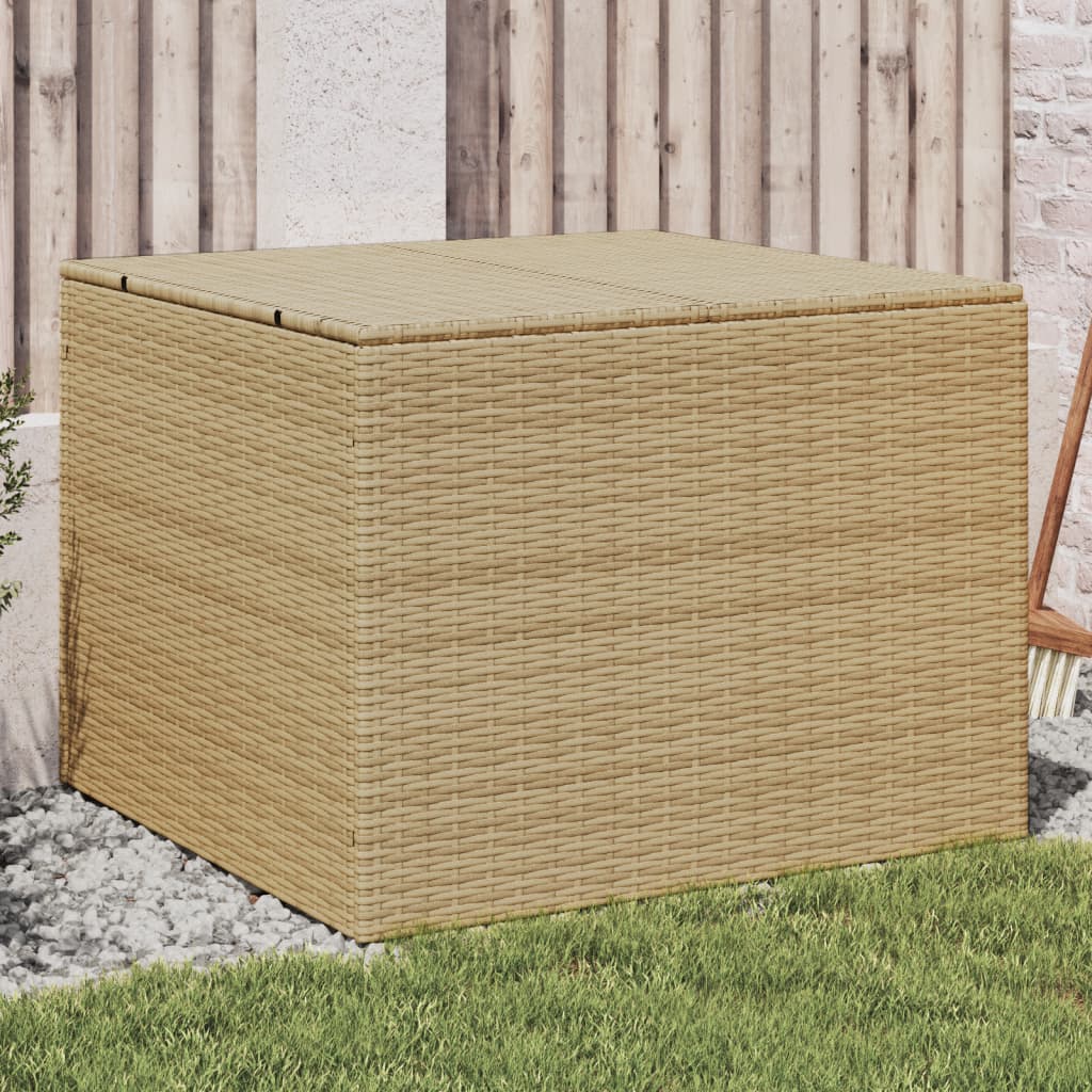 Outdoor Patio Poly Rattan Garden Storage Box Cushion Boxes Cabinet Unit Trunk - Image 12
