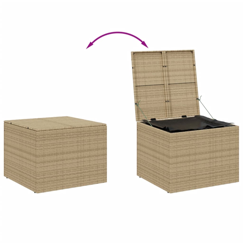 Outdoor Patio Poly Rattan Garden Storage Box Cushion Boxes Cabinet Unit Trunk - Image 18
