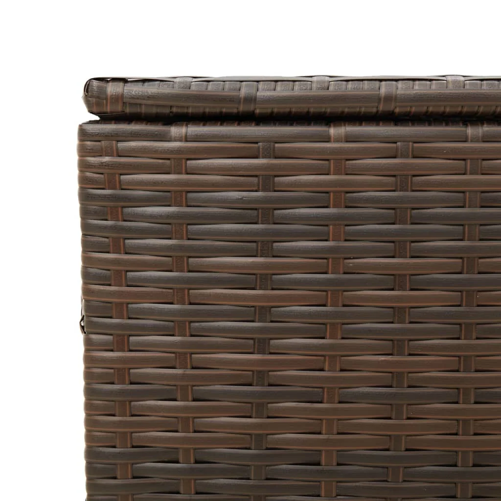 Outdoor Patio Poly Rattan Garden Storage Box Cushion Boxes Cabinet Unit Trunk - Image 29