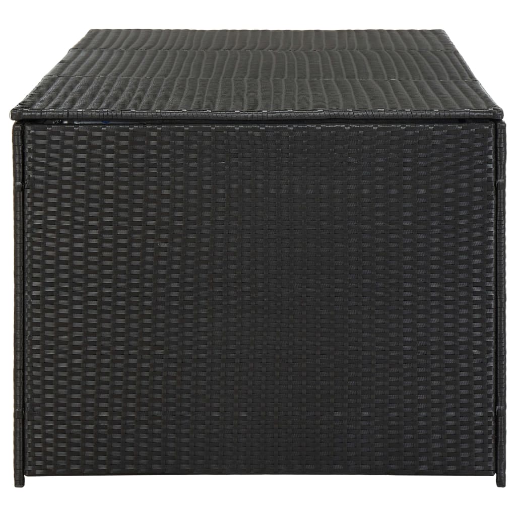 Outdoor Patio Poly Rattan Large Garden Storage Box Cushion Boxes Cabinet Unit - Image 12