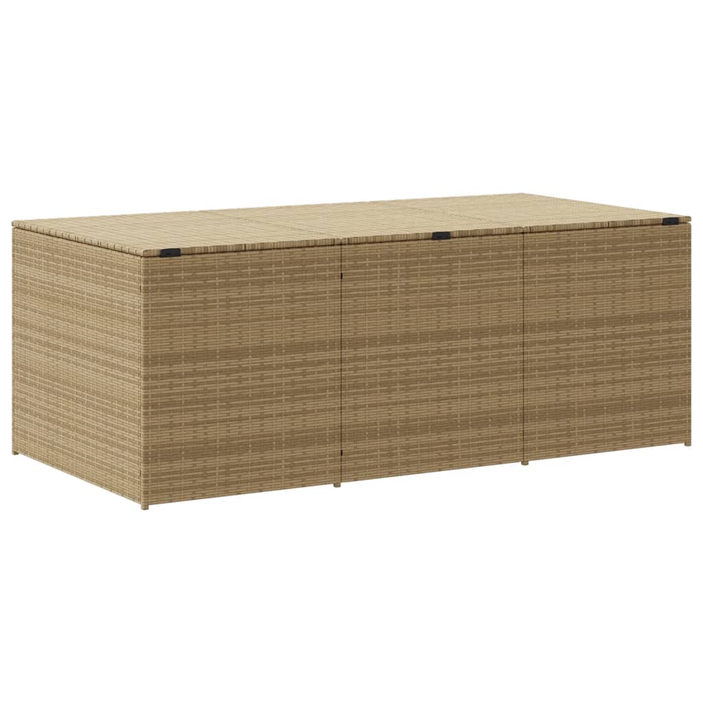 Outdoor Patio Poly Rattan Large Garden Storage Box Cushion Boxes Cabinet Unit - Image 30