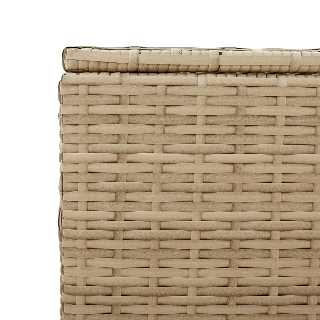 Outdoor Patio Poly Rattan Large Garden Storage Box Cushion Boxes Cabinet Unit - Image 33