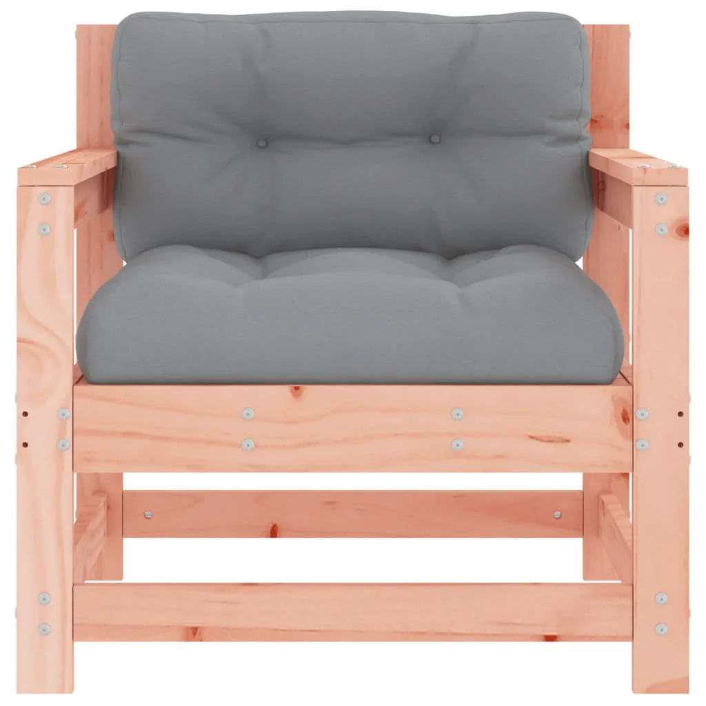 Outdoor Patio Wooden 2pcs Garden Chairs Set With Cushions Pine Wood Frame Seats - Image 47
